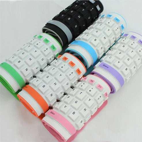 Foldable Curved Keyboard Silent And Waterproof